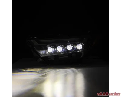 (High Trim) NOVA-Series LED Projector Headlights Alpha-Black Toyota RAV4 2019-2023 AlphaRex USA - 880869