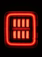 NOVA-Series Prismatic LED Tail Lights Black-Red Jeep Wrangler JL 2018-2023 AlphaRex USA                                     - 602020 - Image 9