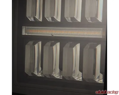 NOVA-Series Prismatic LED Tail Lights Black-Red Jeep Wrangler JL 2018-2023 AlphaRex USA - 602020