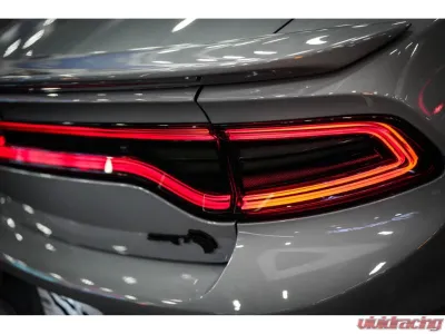 NOVA-Series Alpha-Black Prismatic LED Tail Lights Dodge Charger 2015-2023 AlphaRex USA - 642020
