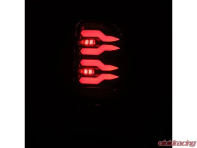 LUXX-Series Alpha-Black LED Tail Lights Dodge Ram 1500 | 2500 | 3500 94-02 AlphaRex USA - 643001