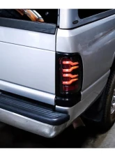 LUXX-Series Alpha-Black LED Tail Lights Dodge Ram 1500 | 2500 | 3500 94-02 AlphaRex USA                                     - 643001 - Image 8
