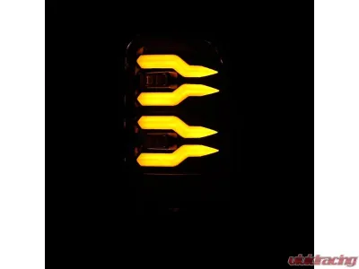 LUXX-Series Black LED Tail Lights Dodge Ram 1500 | 2500 | 3500 1994-2002 AlphaRex USA - 643002