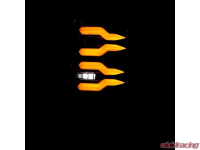 LUXX-Series Black LED Tail Lights Dodge Ram 1500 | 2500 | 3500 1994-2002 AlphaRex USA - 643002