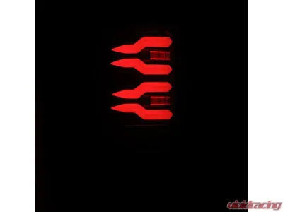 LUXX-Series Black LED Tail Lights Dodge Ram 1500 | 2500 | 3500 1994-2002 AlphaRex USA - 643002