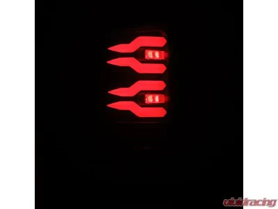 LUXX-Series Black LED Tail Lights Dodge Ram 1500 | 2500 | 3500 1994-2002 AlphaRex USA - 643002