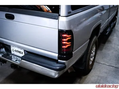 LUXX-Series Black LED Tail Lights Dodge Ram 1500 | 2500 | 3500 1994-2002 AlphaRex USA - 643002