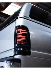 LUXX-Series Black Red LED Tail Lights Dodge Ram 1500 | 2500 | 3500 1994-2002 AlphaRex USA                                     - 643003 - Image 7