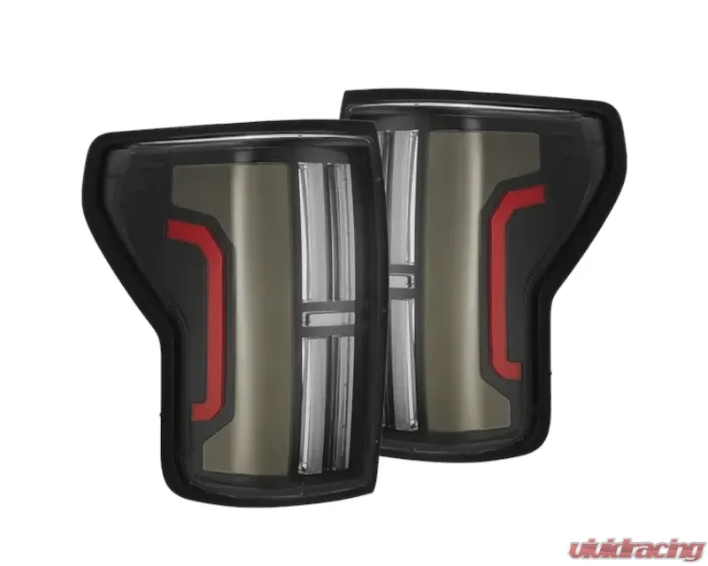 NOVA-Series Prismatic LED Tail Lights Black Toyota Tundra 2007-2013 AlphaRex USA - 670042