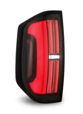 NOVA-Series Prismatic LED Tail Lights Black Red Toyota Tundra 2014-2021 AlphaRex USA                                     - 672052 - Image 2