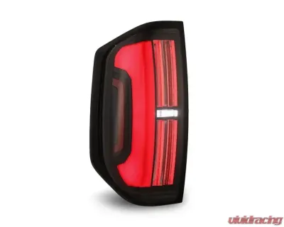 NOVA-Series Prismatic LED Tail Lights Black Red Toyota Tundra 2014-2021 AlphaRex USA - 672052