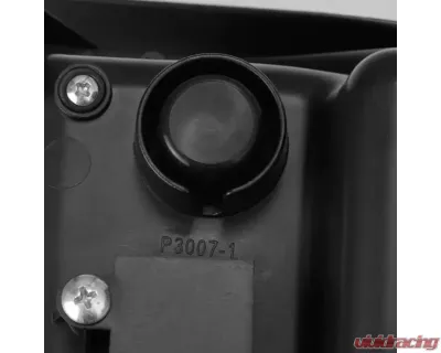 NOVA-Series Prismatic LED Tail Lights Black Red Toyota Tundra 2014-2021 AlphaRex USA - 672052