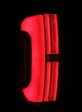 NOVA-Series Prismatic LED Tail Lights Black Red Toyota Tundra 2014-2021 AlphaRex USA                                     - 672052 - Image 3