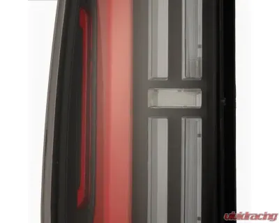 NOVA-Series Prismatic LED Tail Lights Black Red Toyota Tundra 2014-2021 AlphaRex USA - 672052