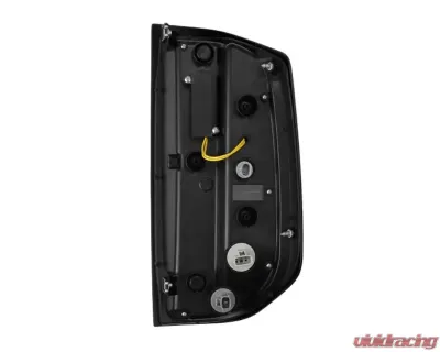 NOVA-Series Prismatic LED Tail Lights Black Red Toyota Tundra 2014-2021 AlphaRex USA - 672052