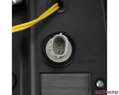 NOVA-Series Prismatic LED Tail Lights Black Red Toyota Tundra 2014-2021 AlphaRex USA - 672052