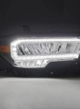 LUXX-Series Chrome LED Crystal Headlights Toyota Tacoma 2016-2018 AlphaRex USA                                     - 880703 - Image 2
