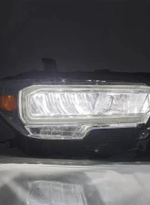 LUXX-Series Chrome LED Crystal Headlights Toyota Tacoma 2016-2018 AlphaRex USA                                     - 880703 - Image 4