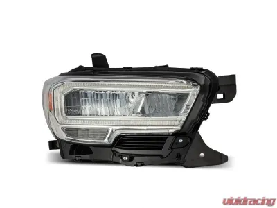 LUXX-Series Chrome LED Crystal Headlights Toyota Tacoma 2016-2018 AlphaRex USA - 880703