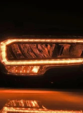 LUXX-Series Black LED Crystal Headlights Toyota Tacoma 2016-2018 AlphaRex USA                                     - 880704 - Image 3