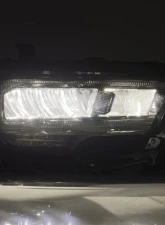 LUXX-Series Black LED Crystal Headlights Toyota Tacoma 2016-2018 AlphaRex USA                                     - 880704 - Image 4