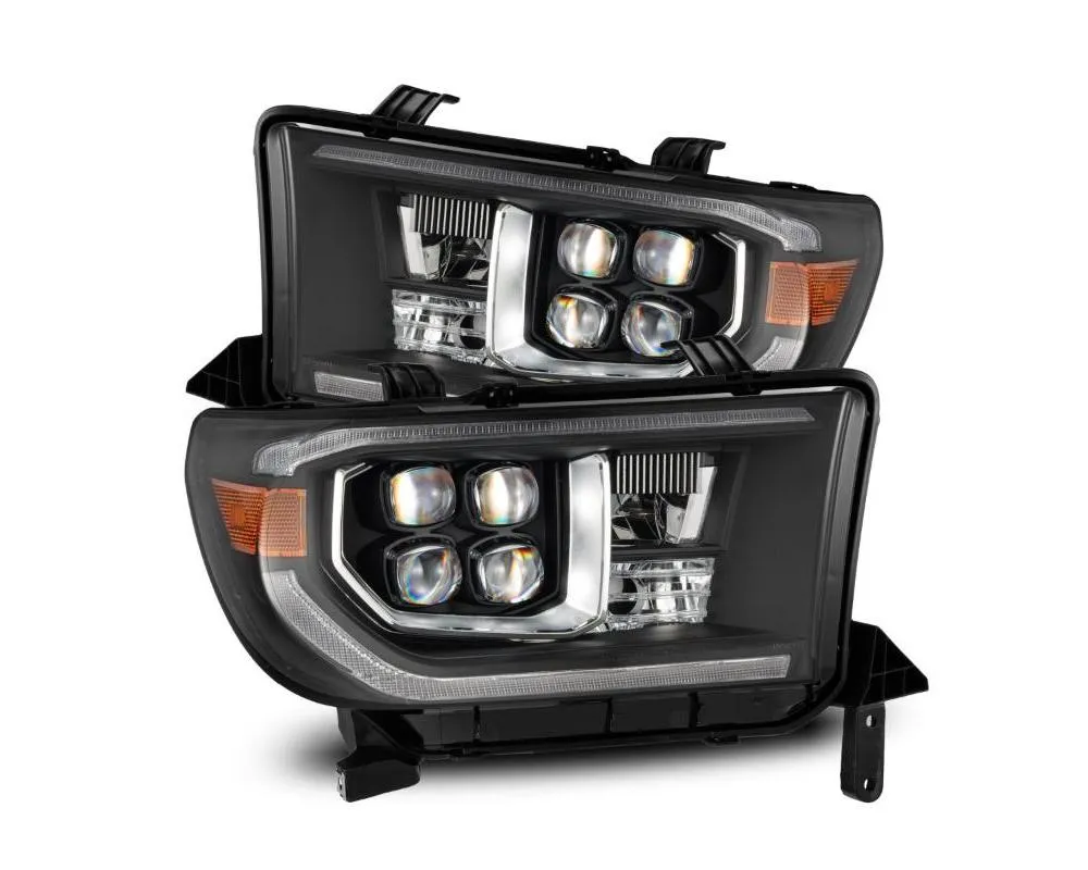 NOVA-Series LED Projector HeadLight Black Toyota Tundra | Sequoia 2007-2017 AlphaRex USA - 880818