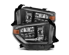 Alpha-Black OE Style LED Reflector Headlights G2 Sequential with upgraded DRL Toyota Tundra 2014-2021 AlphaRex USA