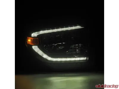 Alpha-Black OE Style LED Reflector Headlights G2 Sequential with upgraded DRL Toyota Tundra 2014-2021 AlphaRex USA - 880830