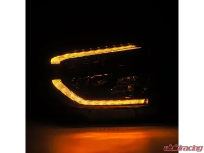 Alpha-Black OE Style LED Reflector Headlights G2 Sequential with upgraded DRL Toyota Tundra 2014-2021 AlphaRex USA - 880830