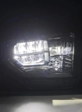 Alpha-Black OE Style LED Reflector Headlights G2 Sequential with upgraded DRL Toyota Tundra 2014-2021 AlphaRex USA                                     - 880830 - Image 4
