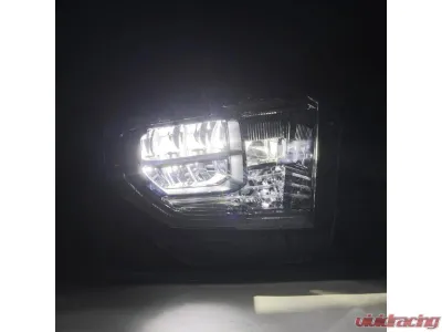 Alpha-Black OE Style LED Reflector Headlights G2 Sequential with upgraded DRL Toyota Tundra 2014-2021 AlphaRex USA - 880830