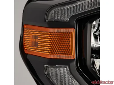 Alpha-Black OE Style LED Reflector Headlights G2 Sequential with upgraded DRL Toyota Tundra 2014-2021 AlphaRex USA - 880830
