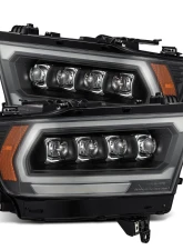 (MK II 2500 Style) NOVA-Series LED Projector Headlights Black Ram 1500 2019-2022 AlphaRex USA                                     - 880578 - Image 19