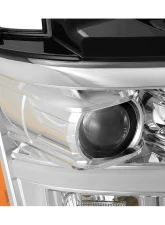AlphaRex USA PRO-Series Halogen Projector Headlights Chrome for 2007-2014 Chevy Tahoe/Suburban/Avalanche                                     - 880298 - Image 7