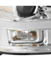 AlphaRex USA PRO-Series Halogen Projector Headlights Chrome for 2007-2014 Chevy Tahoe/Suburban/Avalanche                                     - 880298 - Image 8