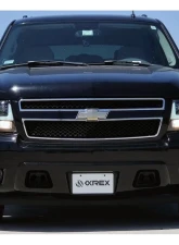 AlphaRex USA PRO-Series Halogen Projector Headlights Chrome for 2007-2014 Chevy Tahoe/Suburban/Avalanche                                     - 880298 - Image 3
