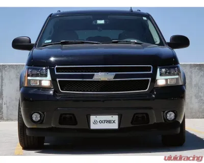 AlphaRex USA PRO-Series Halogen Projector Headlights Chrome for 2007-2014 Chevy Tahoe/Suburban/Avalanche - 880298