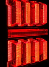 NOVA-Series Prismatic LED Tail Lights Black-Red Jeep Wrangler JL 2018-2023 AlphaRex USA                                     - 602020 - Image 3