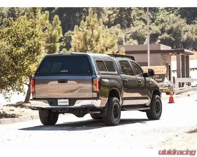 NOVA-Series Prismatic LED Tail Lights Black Red Toyota Tundra 2014-2021 AlphaRex USA - 672052