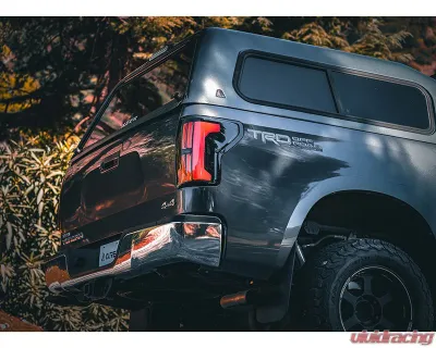 NOVA-Series Prismatic LED Tail Lights Black Red Toyota Tundra 2014-2021 AlphaRex USA - 672052