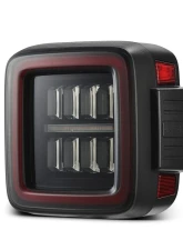 NOVA-Series Prismatic LED Tail Lights Black-Red Jeep Wrangler JL 2018-2023 AlphaRex USA                                     - 602020 - Image 11