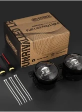 LED Projector Fog Lights Chrysler | Dodge | Hummer | Jeep 2000-2023 AlphaRex USA                                     - 210004 - Image 4