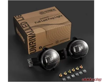 AlphaRex USA DoubleTap Dual Color LED Projector Fog Lights for Dodge Durango/Ram 2002-2009 - 210005