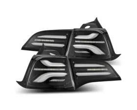 PRO-Series Taillights (Jet Black) Tesla 2018-2024 AlphaRex USA