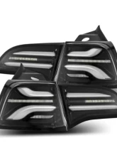 PRO-Series Taillights (Jet Black) Tesla 2018-2024 AlphaRex USA                                     - 601010 - Image 4