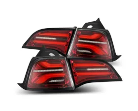 PRO-Series Taillights (Red Smoke) Tesla 2018-2024 AlphaRex USA