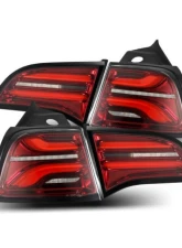 PRO-Series Taillights (Red Smoke) Tesla 2018-2024 AlphaRex USA                                     - 601020 - Image 4