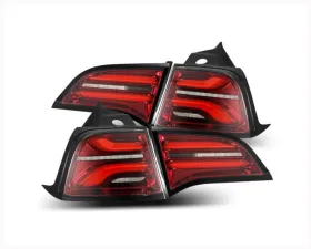 PRO-Series Taillights (Red Smoke) Tesla 2020-2024 AlphaRex USA