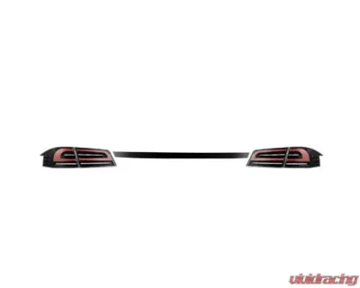 LUXX-Series Taillights (Black Red) Tesla S 2013-2021 AlphaRex USA - 601130