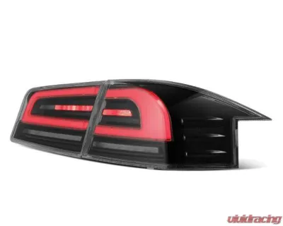 LUXX-Series Taillights (Black Red) Tesla S 2013-2021 AlphaRex USA - 601130